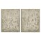 Stupell Industries Beige Neutral Brutalist Style 2 pc Canvas Wall Art Set Design by June Erica Vess